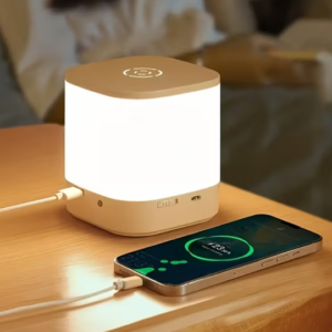 1 Rechargeable Touch Night Light with Adjustable Brightness