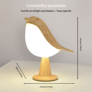Adjustable Light Touch Bird Table Lamp