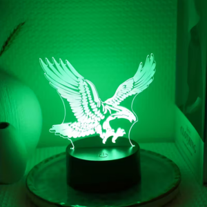 Plug-In Touch Seven-Color Gradient Eagle 3D Night Light