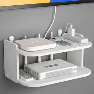 Space-Saving Wall-Mounted Storage Rack